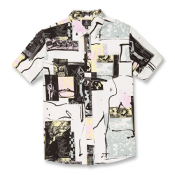 CHEMISE VOLCOM V ENT LP WOVEN SS - WHITECAP GREY