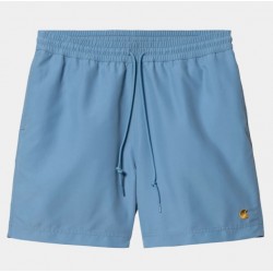 SHORT CARHARTT WIP CHASE SWIM TRUNKS - PISCINE GOLD