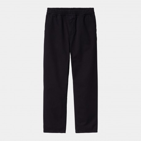 PANTALON CARHARTT WIP FLINT PANT - BLACK GARMENT DYED