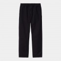 PANTALON CARHARTT WIP FLINT PANT - BLACK GARMENT DYED