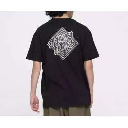 T-SHIRT SANTA CRUZ SOLITAIRE DOT - BLACK