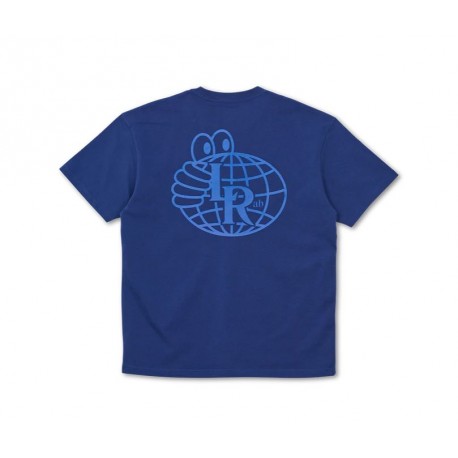 T-SHIRT LAST RESORT AB ATLAS MONOGRAM TEE - NAVY BLUE