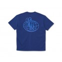 T-SHIRT LAST RESORT AB ATLAS MONOGRAM TEE - NAVY BLUE