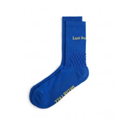 CHAUSSETTES LAST RESORT AB RIGHT ANGLE BUBBLE SOCK - BLUE