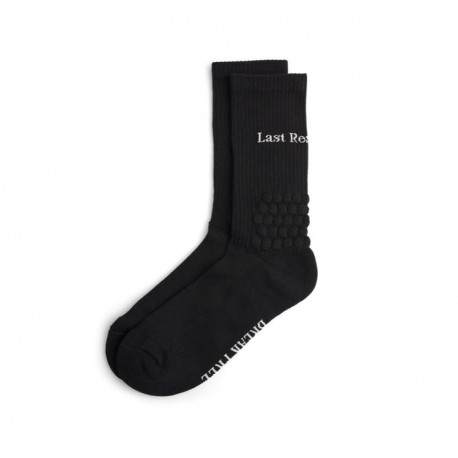 CHAUSSETTES LAST RESORT AB RIGHT ANGLE BUBBLE SOCK - BLACK