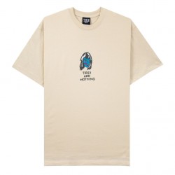 T-SHIRT TIRED SKATEBOARDS GHOST SS - BEIGE