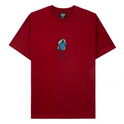 T-SHIRT TIRED SKATEBOARDS GHOST SS - CARDINAL 