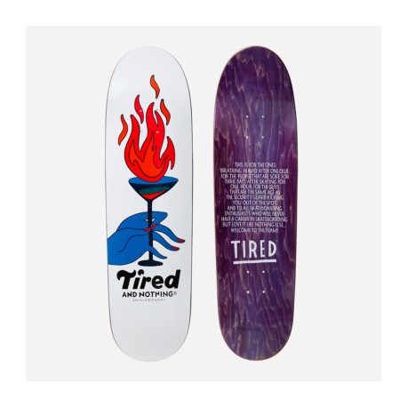 BOARD TIRED SKATEBOARDS NOTHINGTH - 8.725