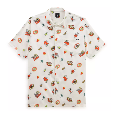 CHEMISE VANS STICKERS SS - ANTIQUE WHITE