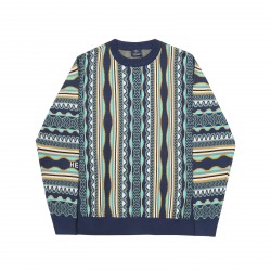 PULL HELAS CAPS COOG KNIT CREWNECK - BLUE