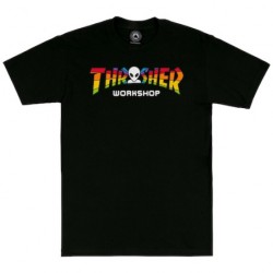 T-SHIRT THRASHER X AWS SPECTRUM - BLACK 