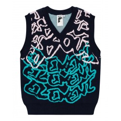 SWEAT PULL ELEMENT X BISOUS SOUVENIR GILET - ROSE TEAL 
