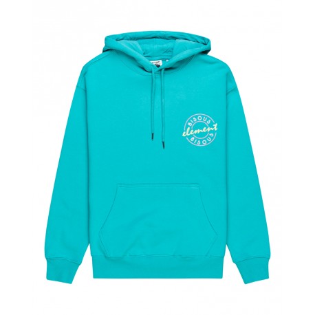 SWEAT ELEMENT X BISOUS HOODIE - NEON