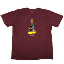 T-SHIRT THEORIES FREE YOUR MIND - EGGPLANT