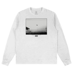 T-SHIRT THEORIES LS MCMINNVILLE UFO - WHITE