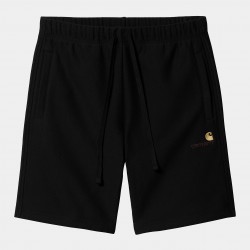 SHORT CARHARTT WIP AMERICAN SCRIPT - BLACK