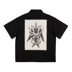 CHEMISE WELCOME BAPHOLIT WORK SHIRT - BLACK