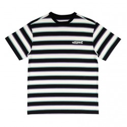 T-SHIRT WELCOME COOPER STRIPE CREW - BONE