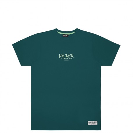 T-SHIRT JACKER HOUSE OF SINS - DARK TEAL