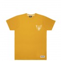 T-SHIRT JACKER BLACK CATS - MUSTARD