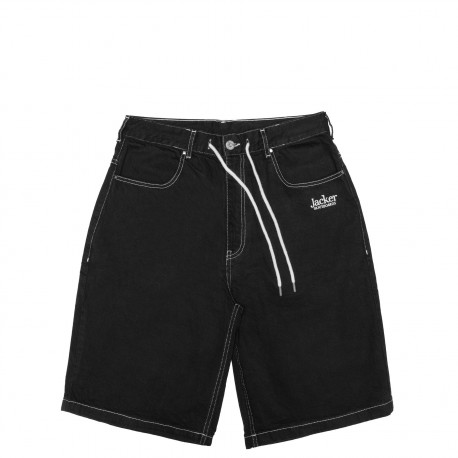 SHORT JACKER DENIM BAGGY - BLACK 