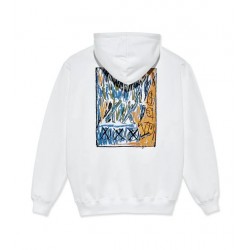 SWEAT POLAR CAMPFIRE HOODIE - WHITE