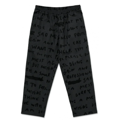 PANTALON POLAR SURF PANTS SAD NOTES - GRAPHITE