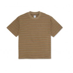 T-SHIRT POLAR STRIPE SURF TEE - CAMEL