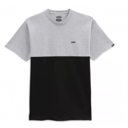 T-SHIRT VANS COLORBLOCK TEE - ATHLETIC HEATHER BLACK 