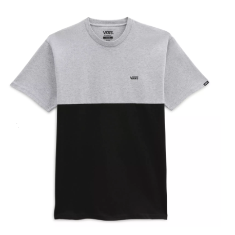 T-SHIRT VANS COLORBLOCK TEE - ATHLETIC HEATHER BLACK 
