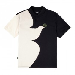 POLO MAGENTA PEACE - NATURAL BLACK