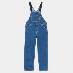 SALOPETTE CARHARTT WIP BIB OVERALL - BLUE STONE WASHED