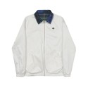 VESTE HELAS CAPS UNIQUE REVERSIBLE JACKET - OFF WHITE GREEN CHECKED 