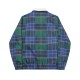 VESTE HELAS CAPS UNIQUE REVERSIBLE JACKET - OFF WHITE GREEN CHECKED 