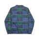 VESTE HELAS CAPS UNIQUE REVERSIBLE JACKET - OFF WHITE GREEN CHECKED 