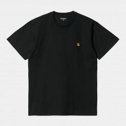 T-SHIRT CARHARTT WIP CHASE - BLACK GOLD