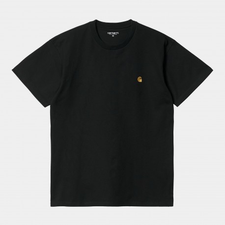 T-SHIRT CARHARTT WIP CHASE - BLACK GOLD