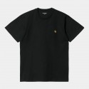 T-SHIRT CARHARTT WIP CHASE - BLACK GOLD