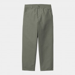 PANTALON CARHARTT WIP SINGLE KNEE - SMOKE GREEN RINSED