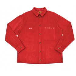 CHEMISE WORBLE BUTTON UP LS - CORD RED