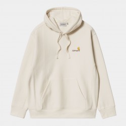 SWEAT CARHARTT WIP AMERICAN SCRIPT HOODED - NATURAL