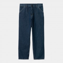 PANTALON CARHARTT WIP SINGLE KNEE - BLUE STONE WASHED 