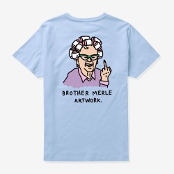 T-SHIRT BROTHER MERLE BETTY RETRO - LIGHT BLUE 
