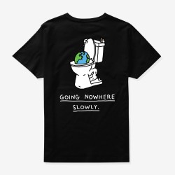 T-SHIRT BROTHER MERLE TOILET WORLD - BLACK