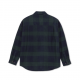 CHEMISE POLAR MIKE LS SHIRT FLANNEL - NAVY TEAL