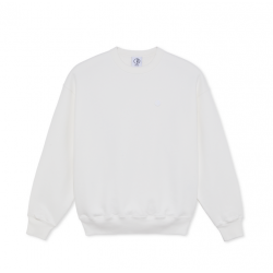 SWEAT POLAR ED PATCH CREW - CLOUD WHITE