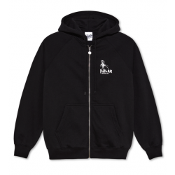 SWEAT POLAR DEFAULT REAPER HOODIE ZIP - BLACK