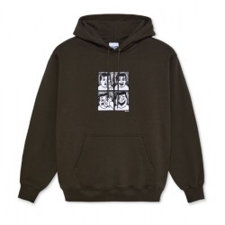 SWEAT POLAR DAVE HOODIE PUNCH - BROWN