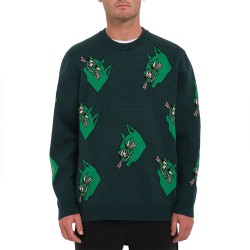 PULL VOLCOM NANDO VON ARB SWEATER - PONDEROSA PINE