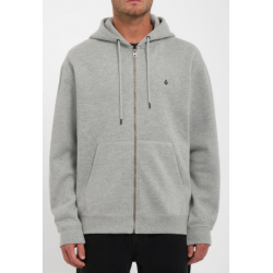 SWEAT VOLCOM À CAPUCHE ZIPPÉ SINGLE STONE - HEATHER GREY